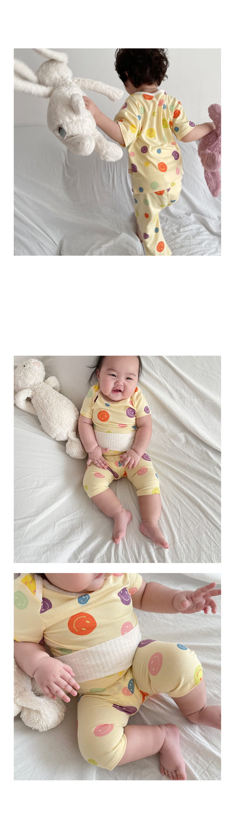 LIME & BLUE - Korean Children Fashion - #Kfashion4kids - Smile Tummy Easywear - 8