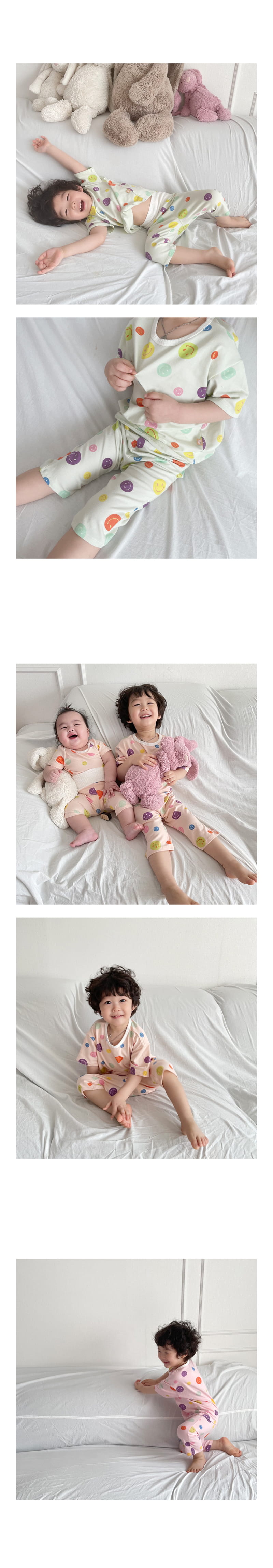 LIME & BLUE - Korean Children Fashion - #Kfashion4kids - Smile Tummy Easywear - 9