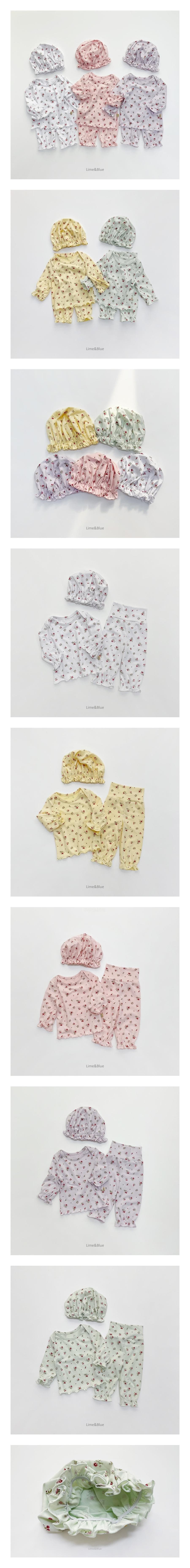 LIME & BLUE - Korean Children Fashion - #Kfashion4kids - Spring Romance Baby Hats
