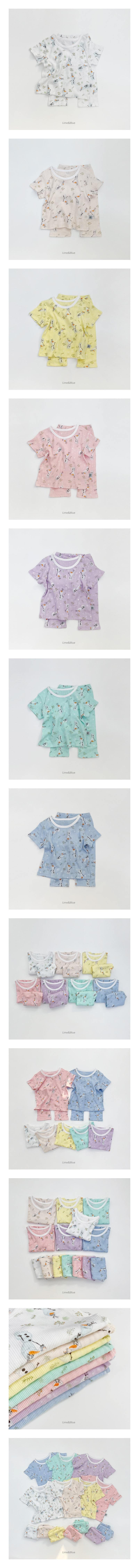 LIME & BLUE - Korean Children Fashion - #Kfashion4kids - Disney Olaf Easywear