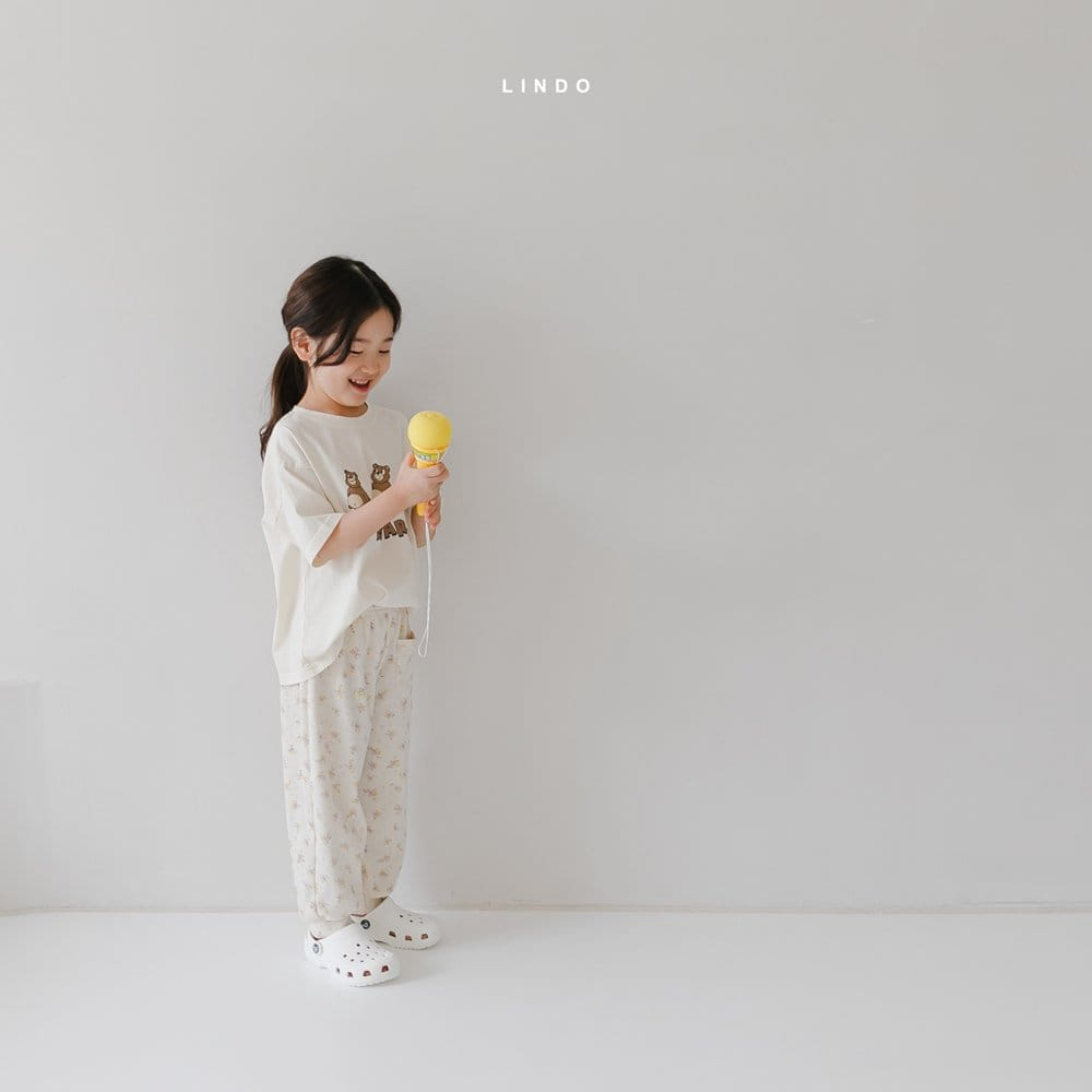 LINDO - Korean Children Fashion - #Kfashion4kids - Flower Pants