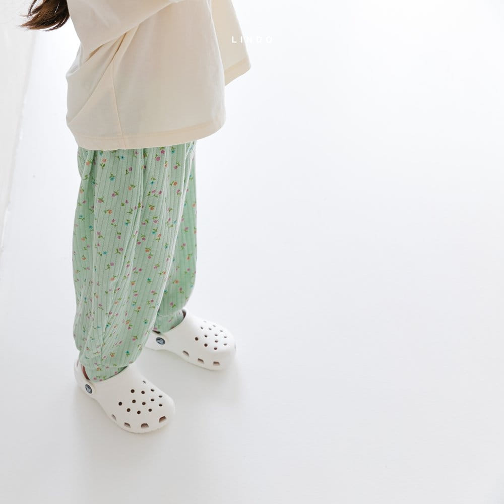 LINDO - Korean Children Fashion - #Kfashion4kids - Flower Pants - 10
