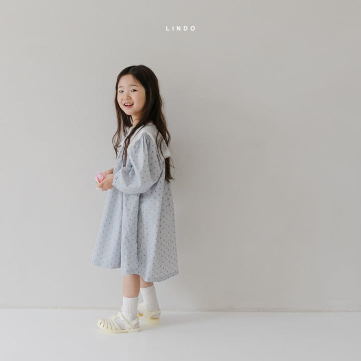 LINDO - Korean Children Fashion - #Kfashion4kids - Flower One-piece