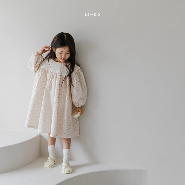 LINDO - Korean Children Fashion - #Kfashion4kids - Flower One-piece - 5