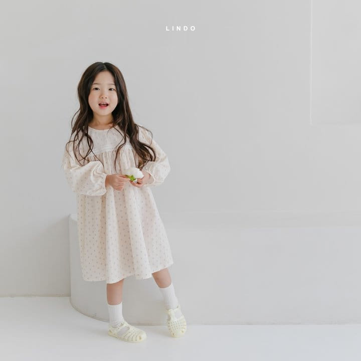 LINDO - Korean Children Fashion - #Kfashion4kids - Flower One-piece - 6