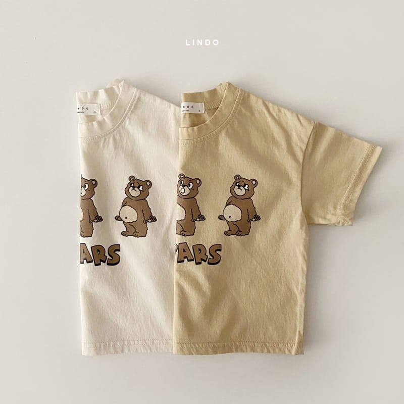 LINDO - Korean Children Fashion - #Kfashion4kids - 3 Bears Tee - 4
