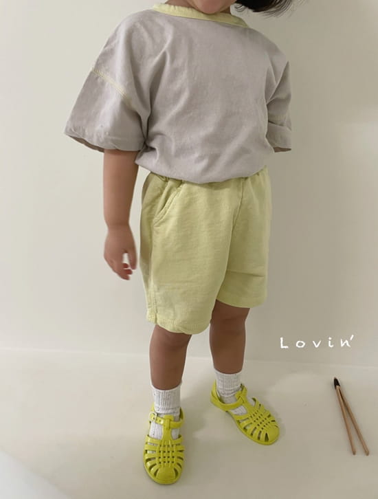 LOVIN - Korean Children Fashion - #Kfashion4kids - Stitch Shorts - 3