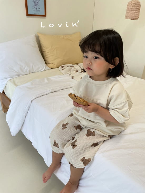 LOVIN - Korean Children Fashion - #Kfashion4kids - Bear Pants - 3
