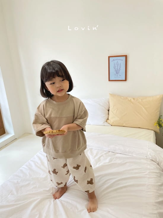LOVIN - Korean Children Fashion - #Kfashion4kids - Bear Pants - 4