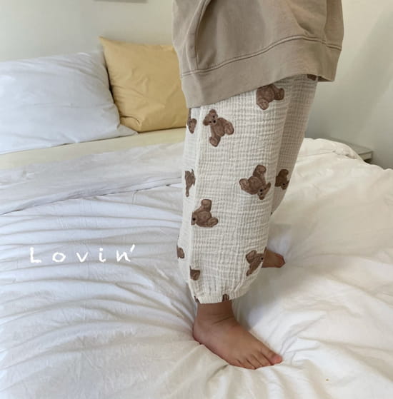 LOVIN - Korean Children Fashion - #Kfashion4kids - Bear Pants - 7