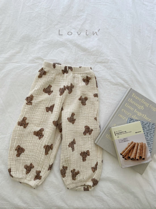 LOVIN - Korean Children Fashion - #Kfashion4kids - Bear Pants - 9