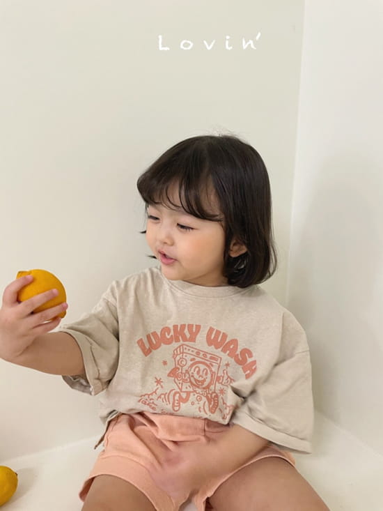 LOVIN - Korean Children Fashion - #Kfashion4kids - Washing Tee - 4