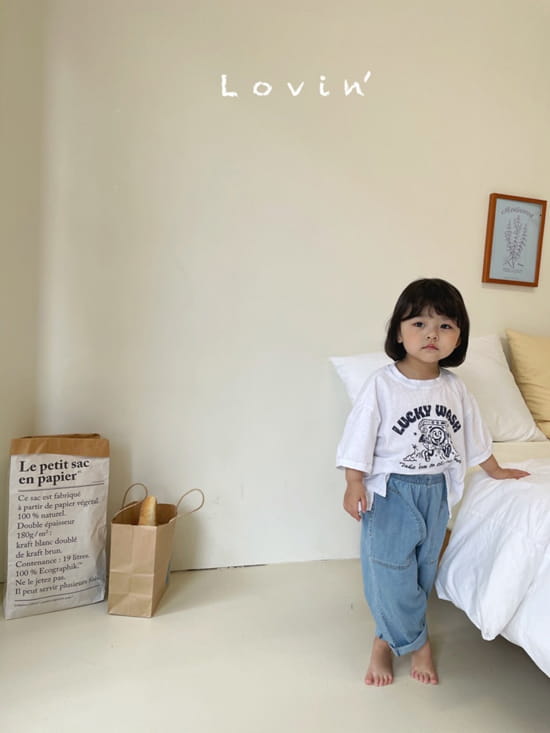 LOVIN - Korean Children Fashion - #Kfashion4kids - Washing Tee - 5
