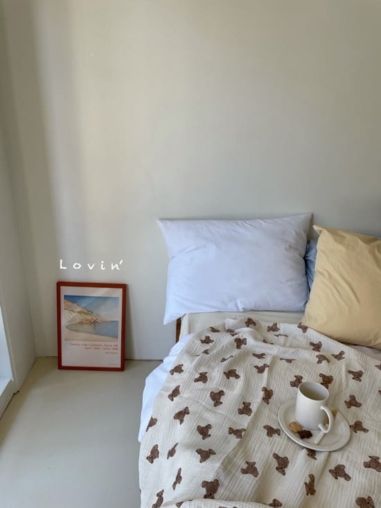 LOVIN - Korean Children Fashion - #Kfashion4kids - Bear Blanket - 3