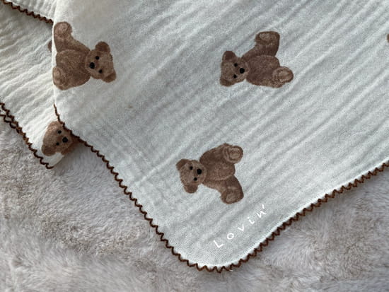 LOVIN - Korean Children Fashion - #Kfashion4kids - Bear Blanket - 4