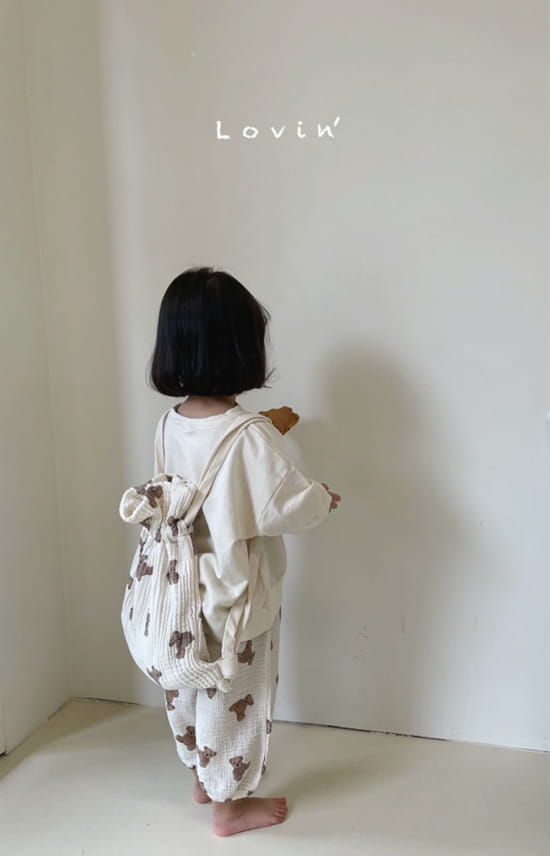 LOVIN - Korean Children Fashion - #Kfashion4kids - Bear Backpack