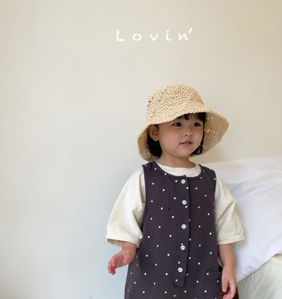 LOVIN - Korean Children Fashion - #Kfashion4kids - Dots Jumpsuit - 4