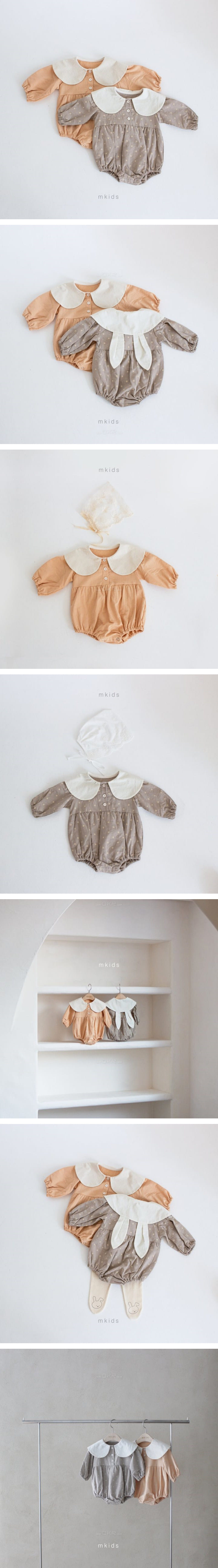 M KIDS - Korean Children Fashion - #Kfashion4kids - Lovely Rabbit Bodysuit