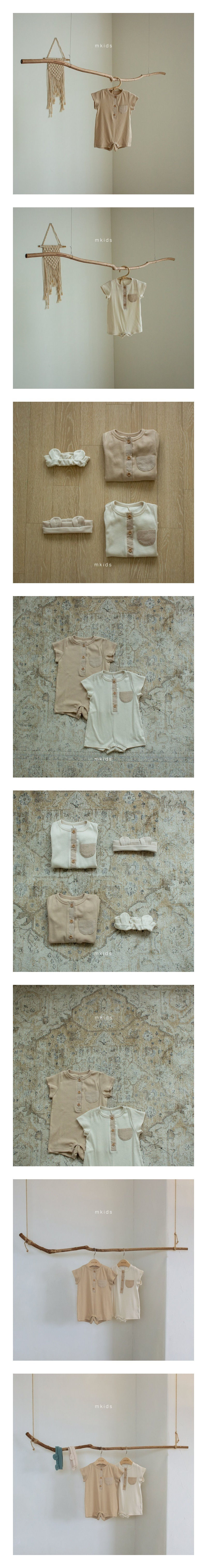 M KIDS - Korean Children Fashion - #Kfashion4kids - Roy Rib Bodysuit