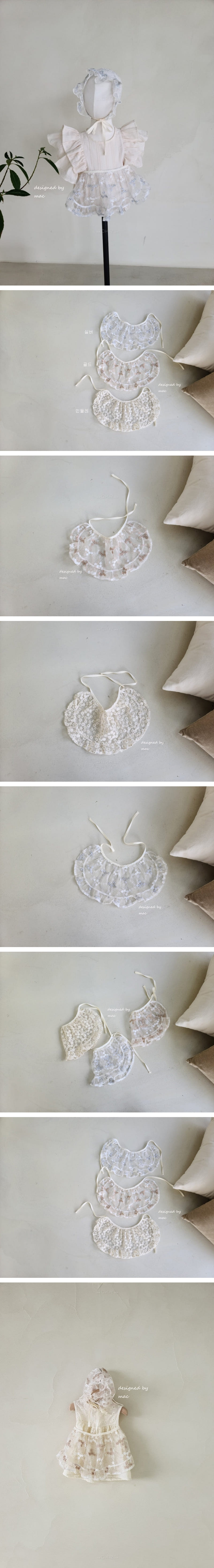 MAC - Korean Children Fashion - #Kfashion4kids - Embroidery Apron 
