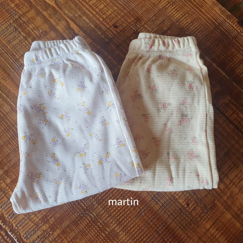 MARTIN - Korean Children Fashion - #Kfashion4kids - Jenny Flower Loose Drawers