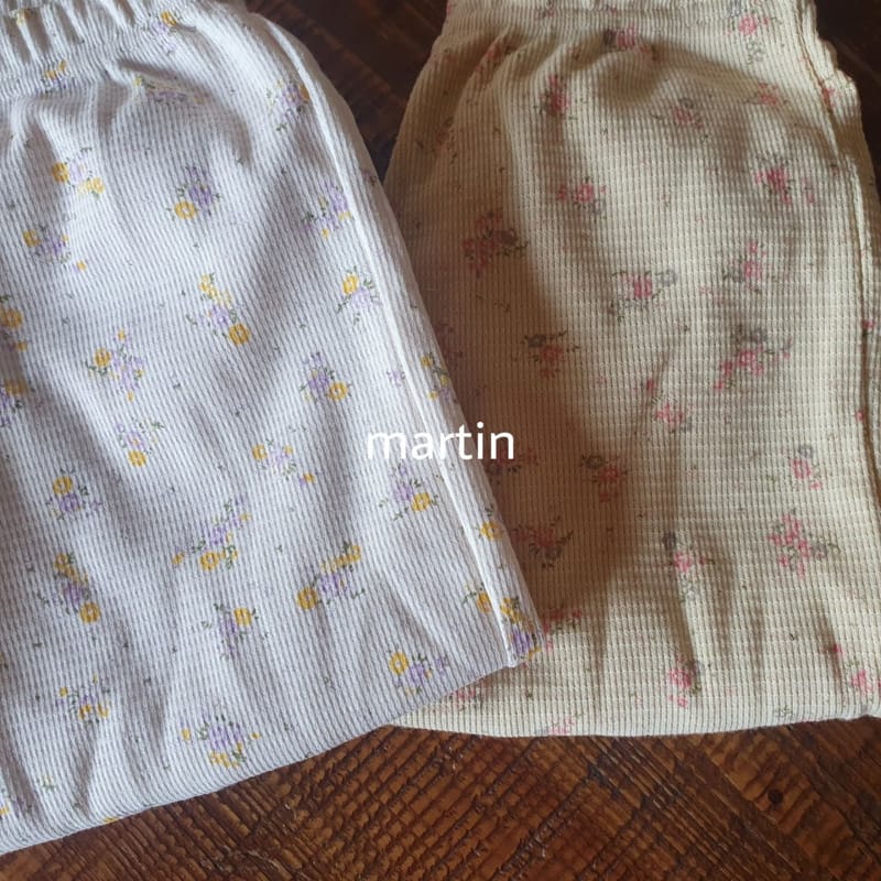 MARTIN - Korean Children Fashion - #Kfashion4kids - Jenny Flower Loose Drawers - 4