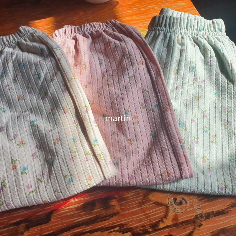 MARTIN - Korean Children Fashion - #Kfashion4kids - Freddie Flower Loose Drawers