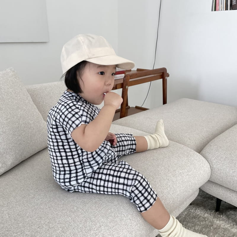 MELON SWITCH - Korean Children Fashion - #Kfashion4kids - Check Pleats Easywear