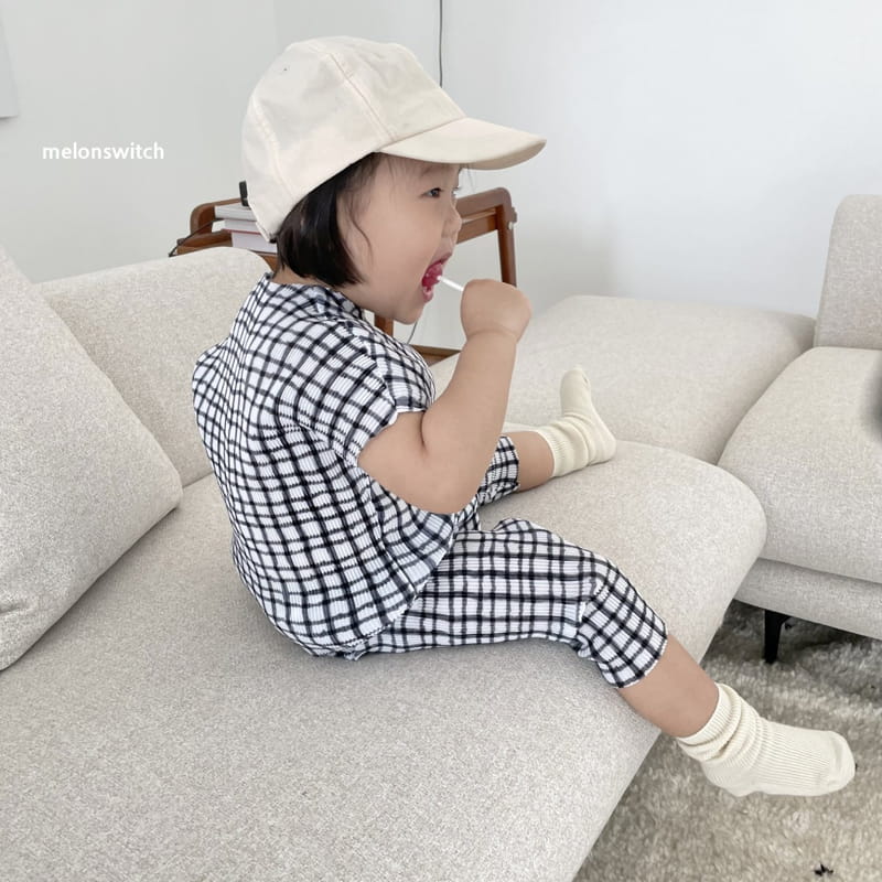 MELON SWITCH - Korean Children Fashion - #Kfashion4kids - Check Pleats Easywear - 2