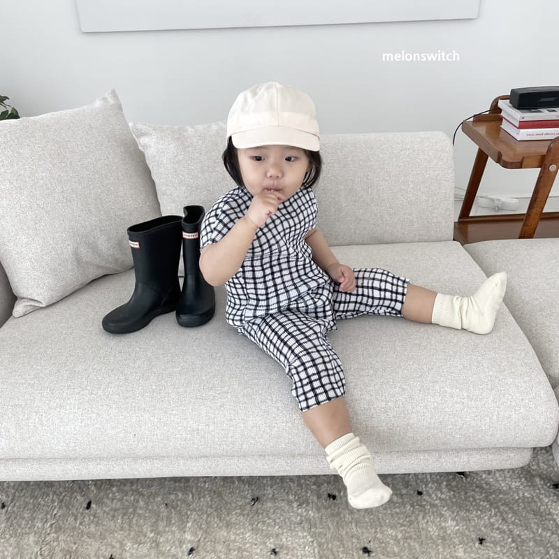 MELON SWITCH - Korean Children Fashion - #Kfashion4kids - Check Pleats Easywear - 3