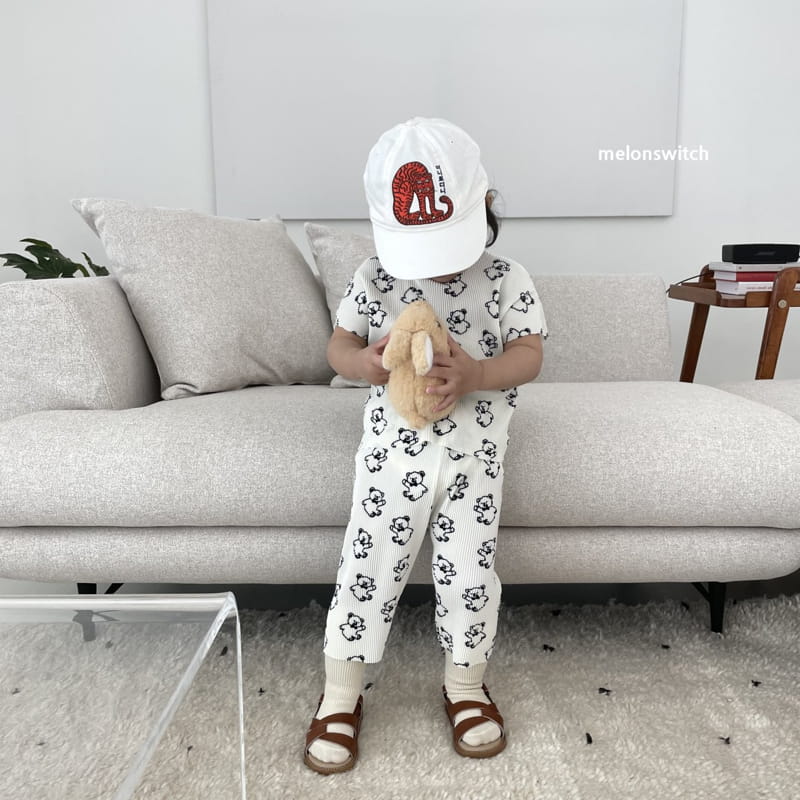 MELON SWITCH - Korean Children Fashion - #Kfashion4kids - Bear Pleats Easywear