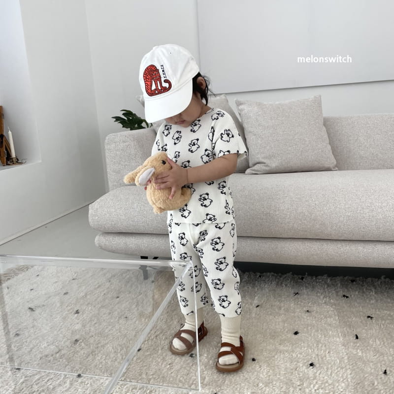 MELON SWITCH - Korean Children Fashion - #Kfashion4kids - Bear Pleats Easywear - 3