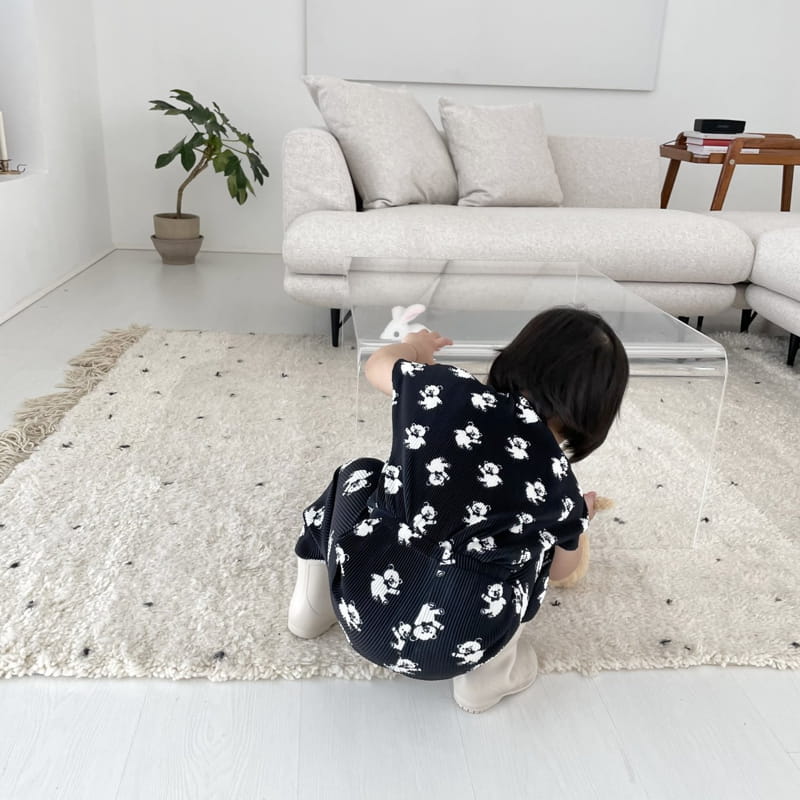 MELON SWITCH - Korean Children Fashion - #Kfashion4kids - Bear Pleats Easywear - 7