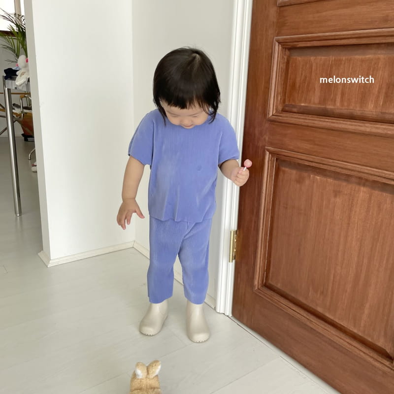 MELON SWITCH - Korean Children Fashion - #Kfashion4kids - Vivid Pleats Top Bottom Set - 10