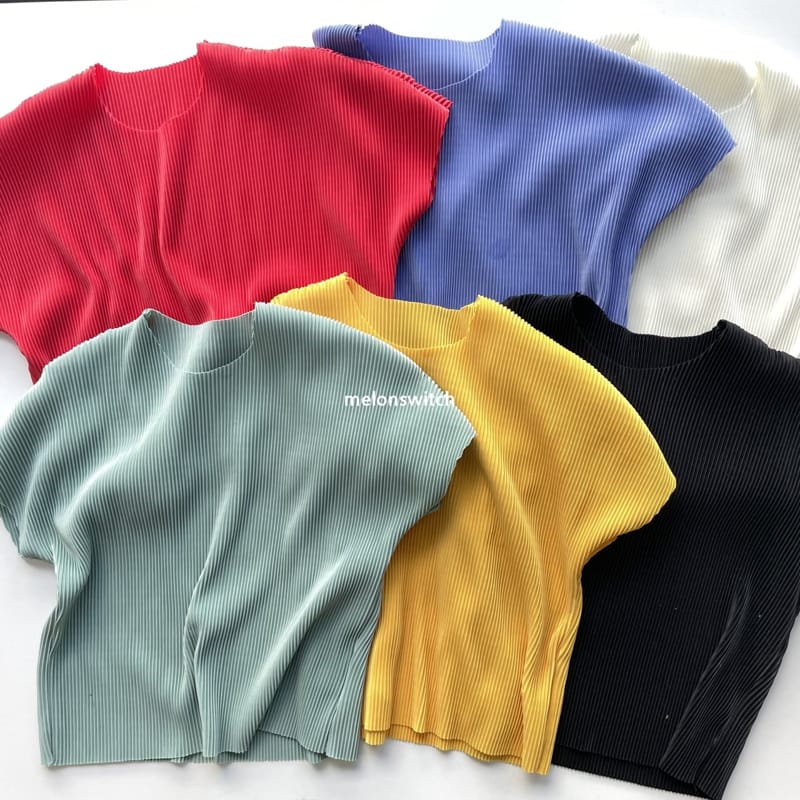 MELON SWITCH - Korean Children Fashion - #Kfashion4kids - Vivid Pleats Top Bottom Set - 11
