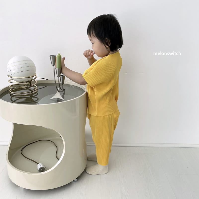 MELON SWITCH - Korean Children Fashion - #Kfashion4kids - Vivid Pleats Top Bottom Set - 5