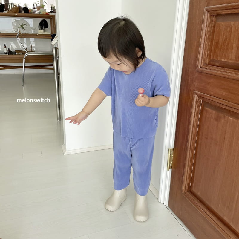 MELON SWITCH - Korean Children Fashion - #Kfashion4kids - Vivid Pleats Top Bottom Set - 9