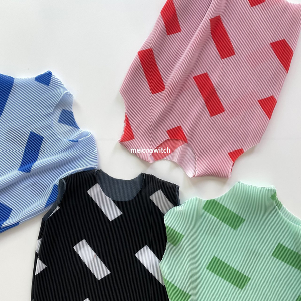 MELON SWITCH - Korean Children Fashion - #Kfashion4kids - Watermelon Shoes Pleats Top Bottom Set - 9