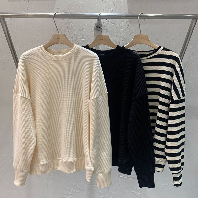 MERRY J - Korean Children Fashion - #Kfashion4kids - Waffle Sweatshirt - 5