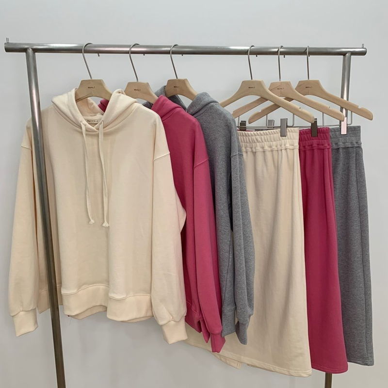 MERRY J - Korean Children Fashion - #Kfashion4kids - A Line Hood Skirt Set