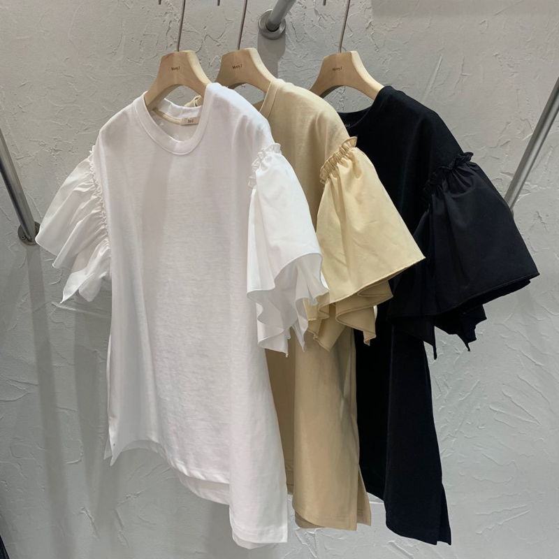 MERRY J - Korean Children Fashion - #Kfashion4kids - Frill Sleeve Tee - 10