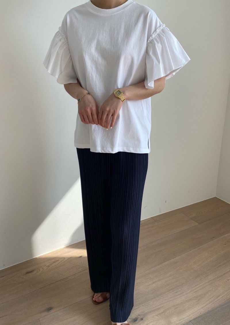 MERRY J - Korean Children Fashion - #Kfashion4kids - Frill Sleeve Tee - 2