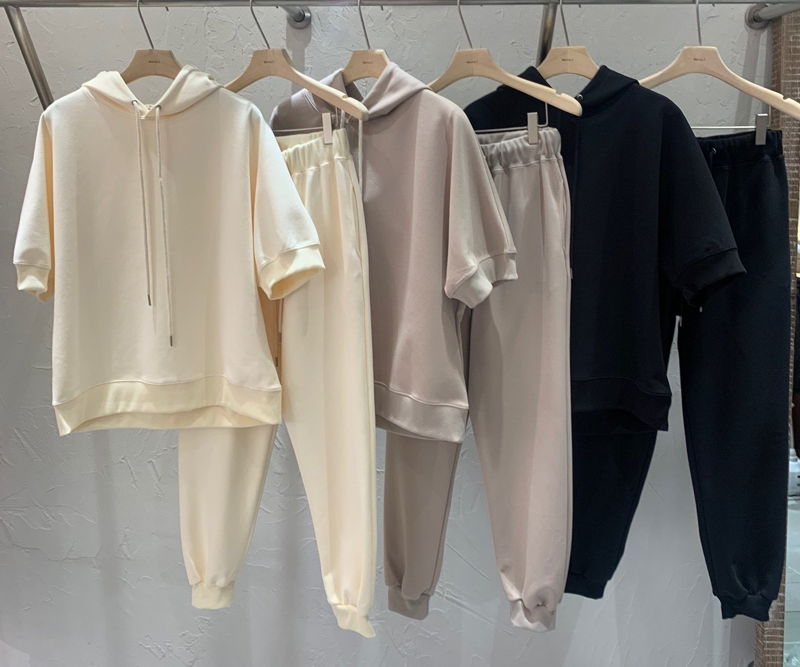 MERRY J - Korean Children Fashion - #Kfashion4kids - Pooding Hood Top Bottom Set