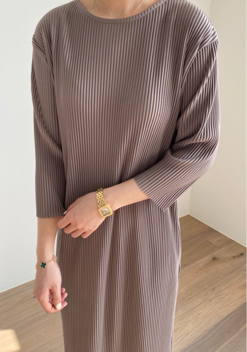 MERRY J - Korean Children Fashion - #Kfashion4kids - Daily Pleats One-piece - 5