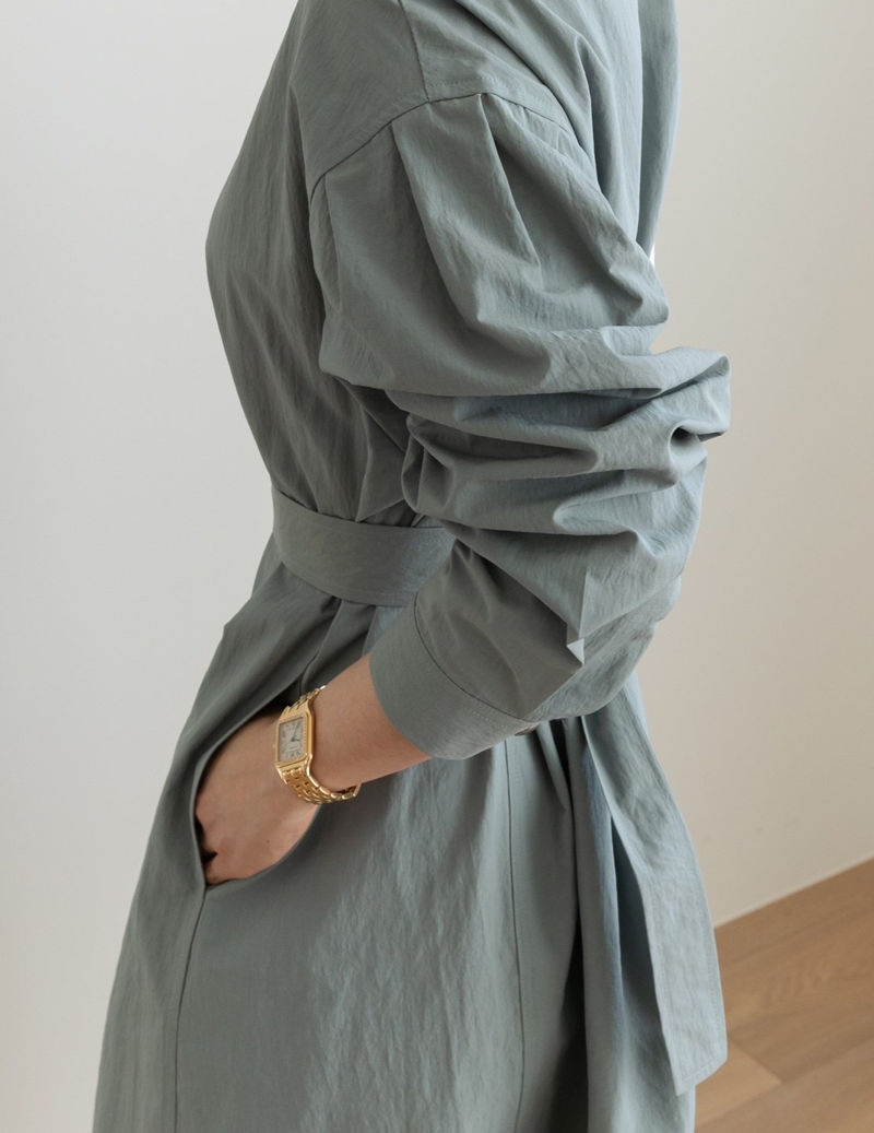 MERRY J - Korean Children Fashion - #Kfashion4kids - Snap Trench One-piece - 5