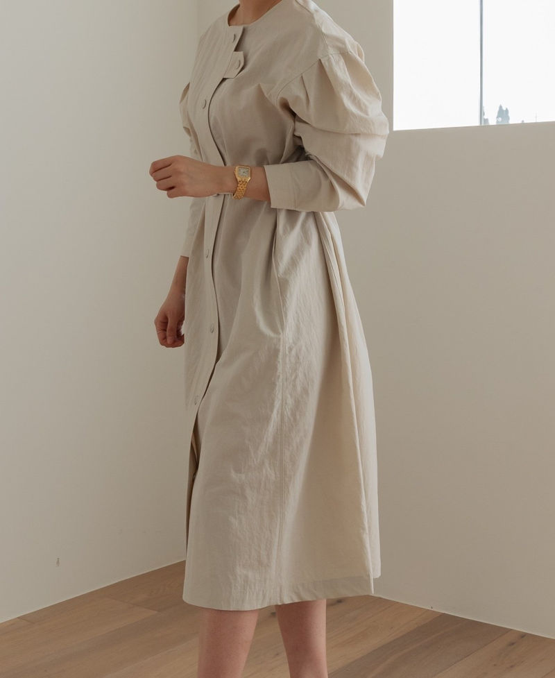 MERRY J - Korean Children Fashion - #Kfashion4kids - Snap Trench One-piece - 7