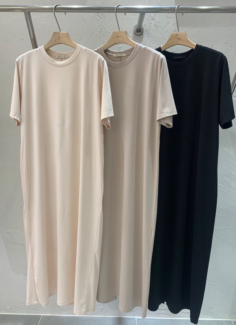MERRY J - Korean Children Fashion - #Kfashion4kids - Cool Silket Long One-piece - 2
