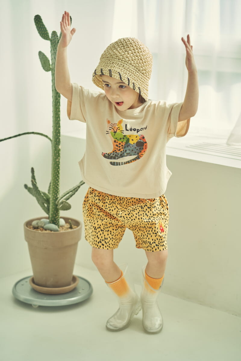 MIMICO - Korean Children Fashion - #Kfashion4kids - Leopard Shorts - 10