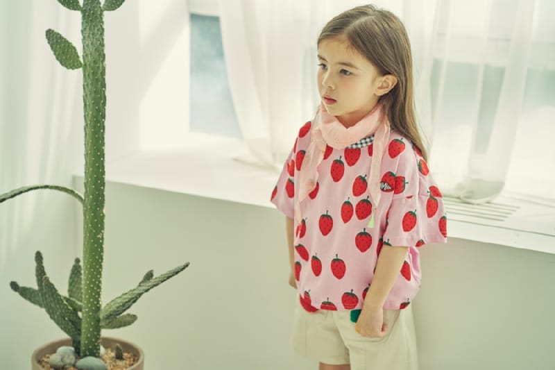 MIMICO - Korean Children Fashion - #Kfashion4kids - Strewberry Tee - 2