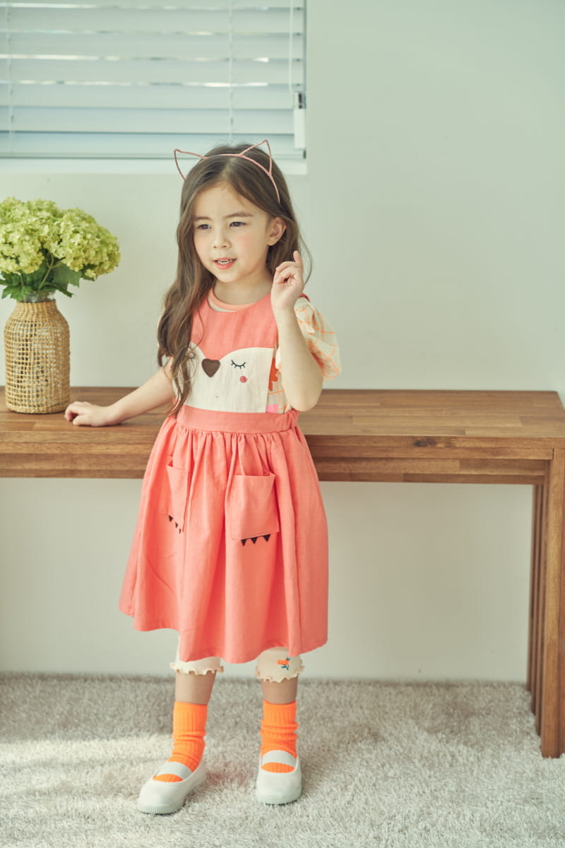 MIMICO - Korean Children Fashion - #Kfashion4kids - Fox One-piece - 4
